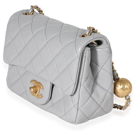chanel gray mini